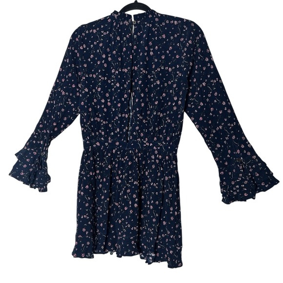 Cleobella Dress Women's Small Long Sleeve Bohemian Boho Mini Ruffle‎ Designer - Picture 2 of 9